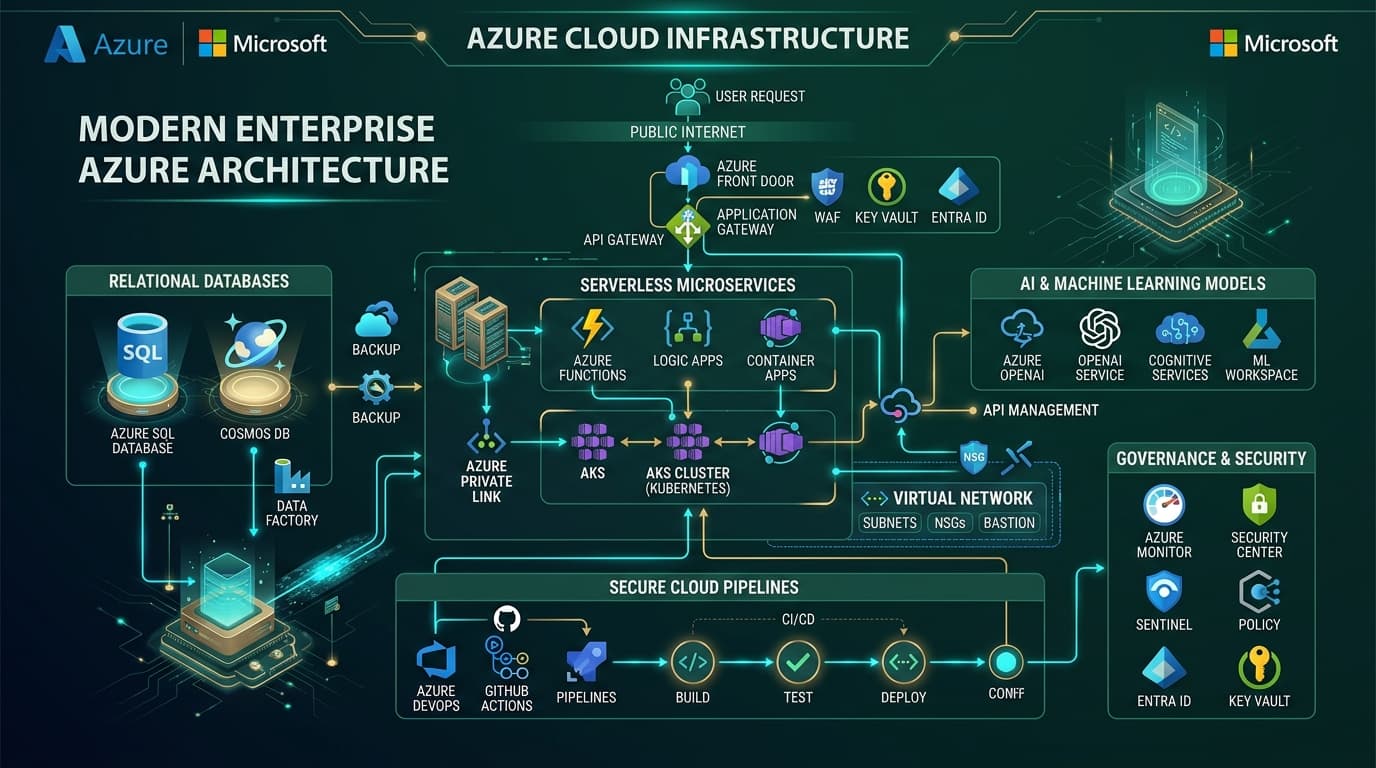 Microsoft Azure Cloud Architecture for Housyy